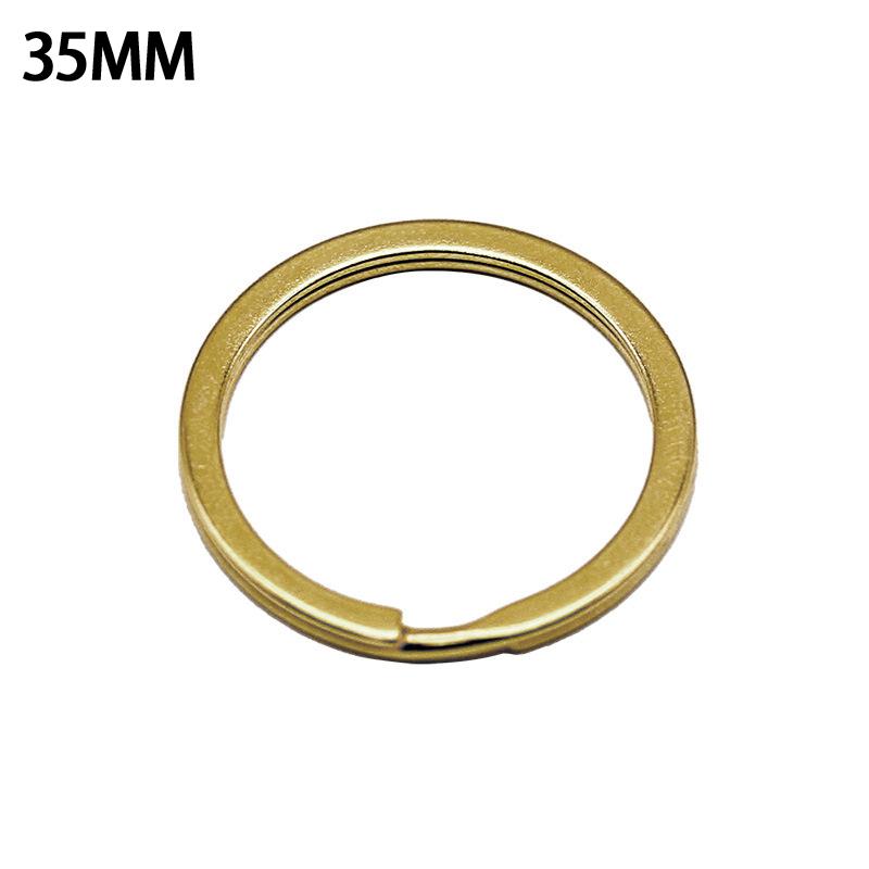 Brass Keychains Gold Color Open Jump Rings Diy Jewelry Making Accessories