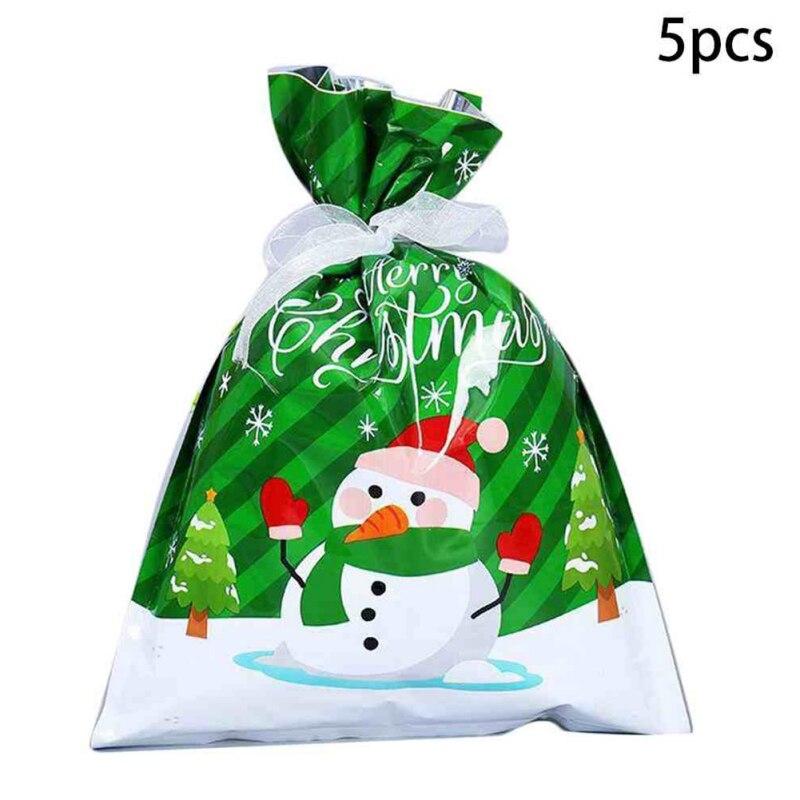 

Рождественские подарочные пакеты 5шт. Классические элементы для конфет и шоколада S,5pcs