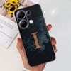 For Xiaomi Poco M6 Pro 4G 5G / Poco X6 Pro 5G Phone Case Mask Transparent Soft Silicone Initials Letter Coque Funda PocoM6 Capas