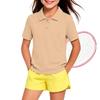 Kids Quick Dry Shirt with Collar for School Class Uniform and Everyday Wear