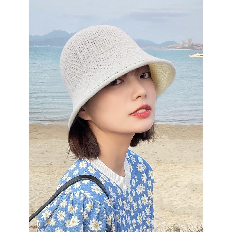 

Шляпа летняя женская летняя панама новая пляжная солнцезащитная шляпа-козырек для лица маленькая панама цветок соломенная шляпа белый