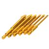 6Pcs Masonry Drill Bits Set Golden Carbon Steel YG6 Alloy Glass Drills Bit 14in Hex Shank