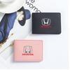 Auto Driver License Cover PU Leather Car Driving Documents Case Credit Card Holder For Honda Civic Accord Cr-v Fit Crosstour