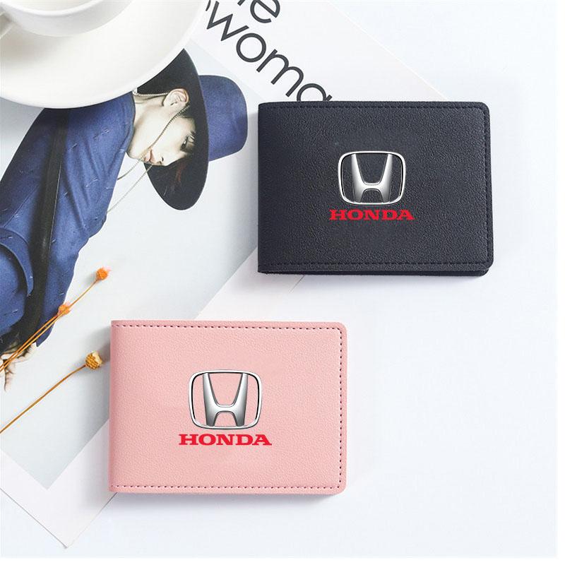 Auto Driver License Cover PU Leather Car Driving Documents Case Credit Card Holder For Honda Civic Accord Cr-v Fit Crosstour