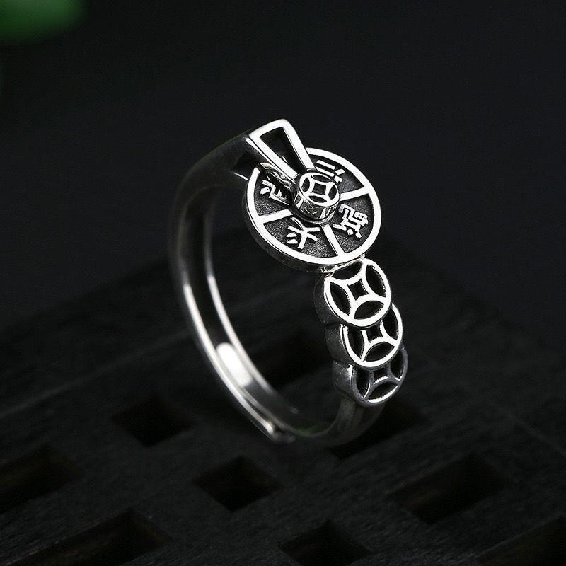 Original Lucky Money Ring Split Ring Turning Ring