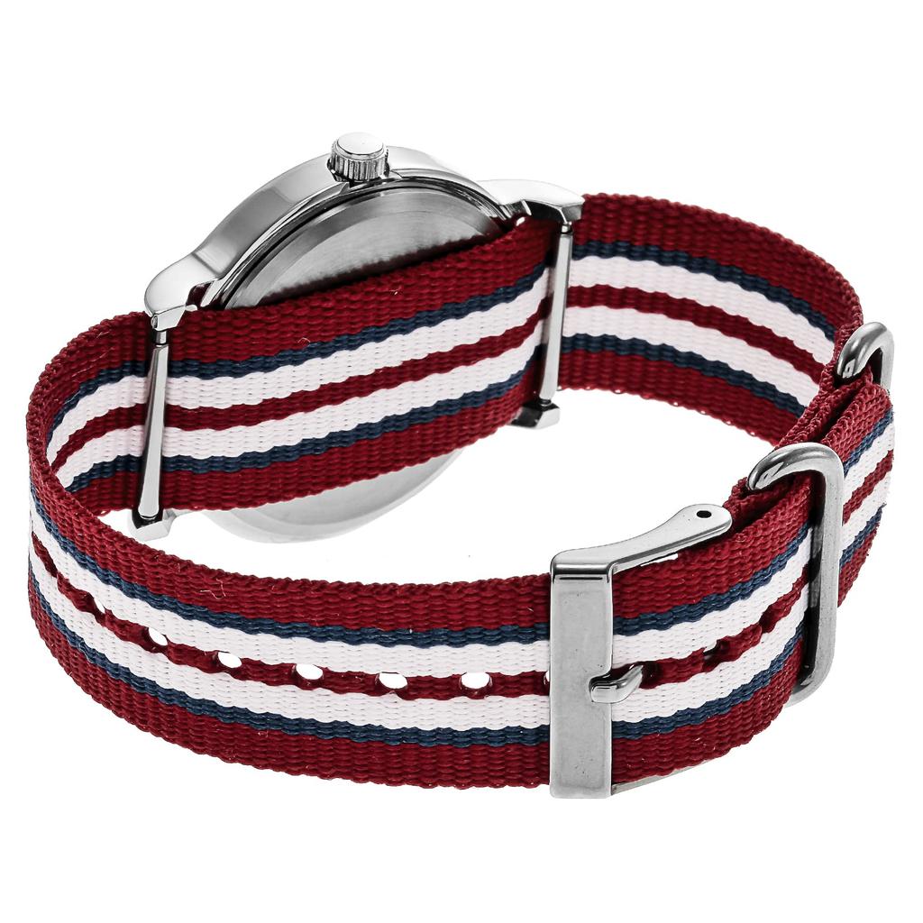 Timex Weekender Central Park Watch, White x RedBlueWhite, T2N746 [Official Import]