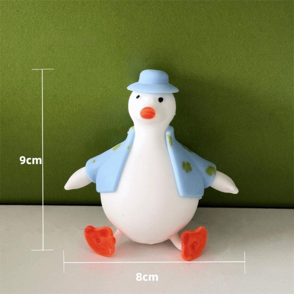 Cartoon Duck Shape Squeeze Squishy Toys Slow Rising Decompression Toy Anxiety Relief