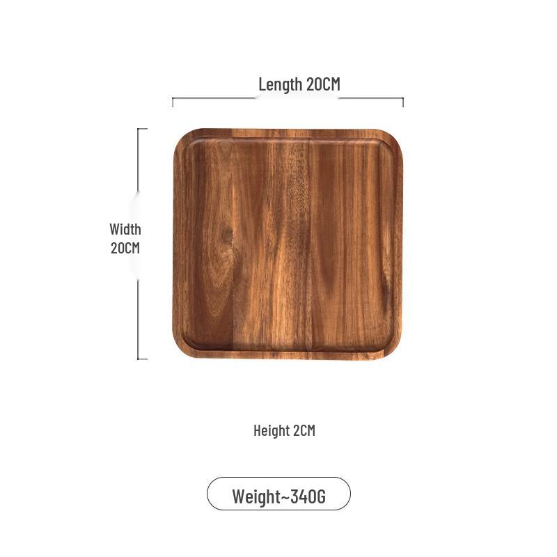 Ruhan Japanese Wood Square Tray