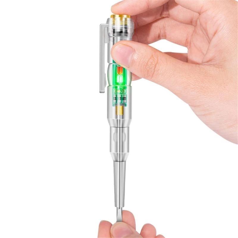 Intelligent Voltage Tester Pen 70-250V Induction Power Detector Pen Electrical Screwdriver Indicator Circuit Tester