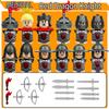 MOC Medieval Military Soldier Figures Buiding Blocks Castle King Red Dragon Scorpion Knights Warrior Accessories Bricks Toy Gift
