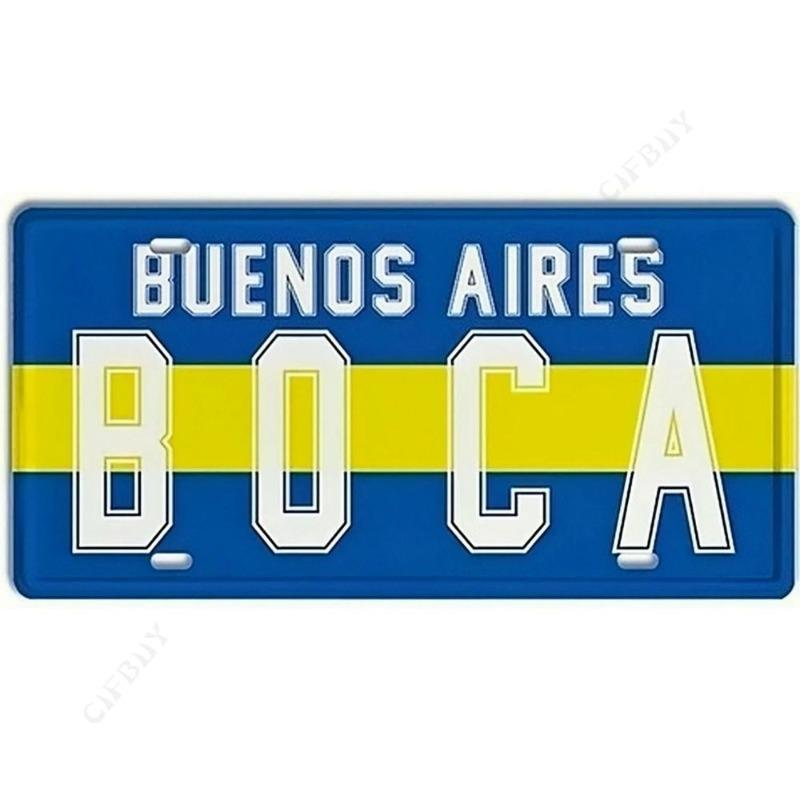 Souvenir Metal License Plate, Custom Auto Sign 15x30cm