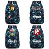Stylish Roblox Backpack For Kids Featuring A Vibrant Cartoon Pattern And Large Capacity