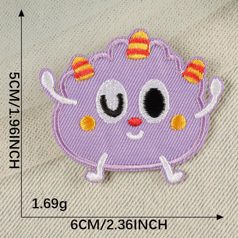 Self-Adhesive Cartoon Animal Patch for Shoes, Hats, Bags, and Clothing