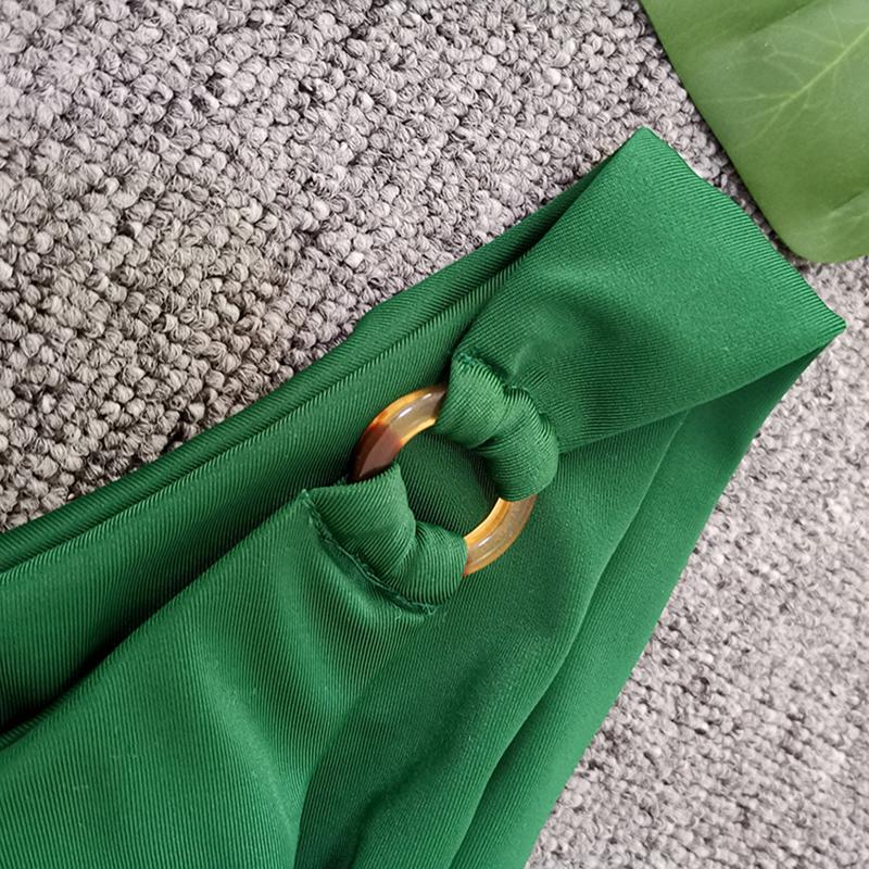 Womens Patchwork Sexy Bikini Set Split Swimsuit Summer Beach Two Piece Swimwear