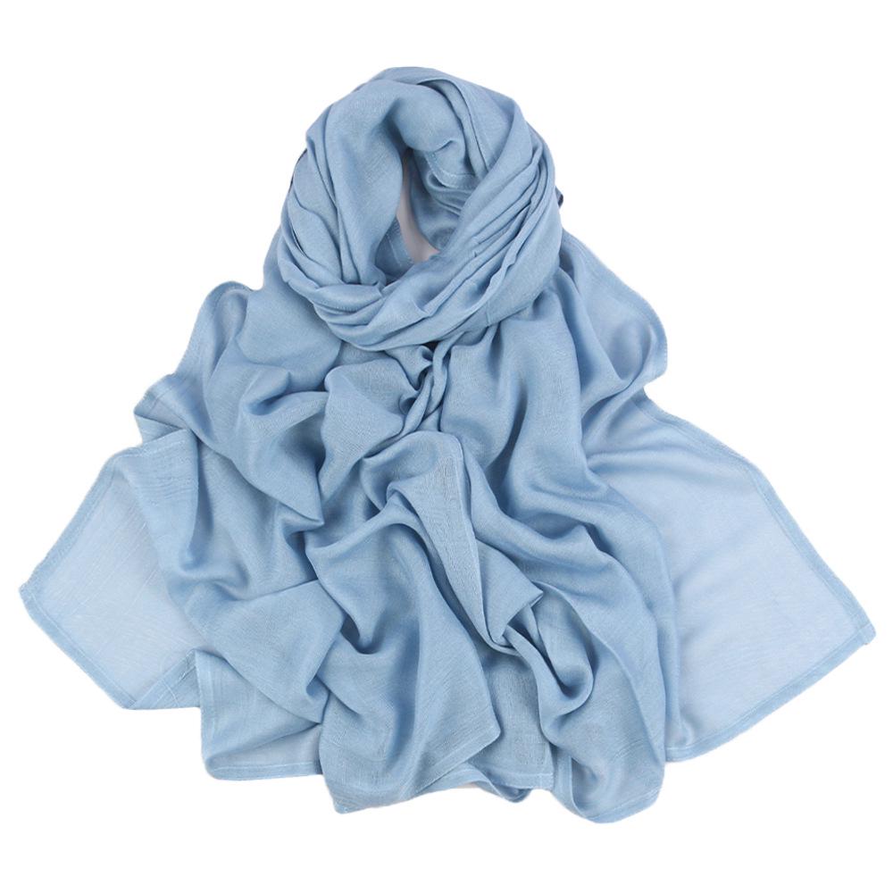 Breathable Rayon Wide-Brim Shawl & Scarf