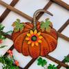 Good-Metal Pumpkin Garden Stake Fall Decor Decorative Rustic Pumpkin Yard Stake Sign Yard Decor Outdoor Thanksgiving