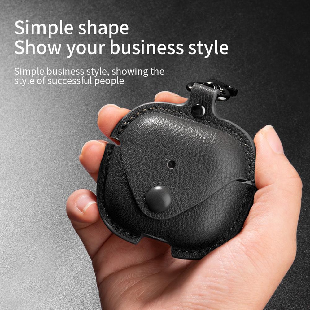 Δερμάτινη Θήκη Vintage Φορητό Προστατευτικό Κάλυμμα με Καραμπινέρ Πλήρως Καλυμμένο Κάλυμμα Αντικραδασμική Προστατευτική Θήκη για Apple Airpods 4