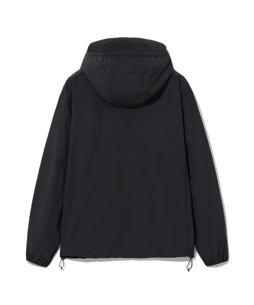 Yale Embroidery Dan Lightweight Packable Windbreaker_Black