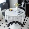 Toalha de Mesa de Renda Vintage Redonda Retangular Mesa de Jantar Mesa de Café Toalha de Mesa Pano de Cobertura Artístico