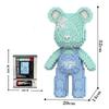 32Cm Kawaii Bear,Assembly Toys,Creative Small Particles Construction Blocks,Ornaments, Household Decor,Toys For Gifts,More Than 4000Pcs