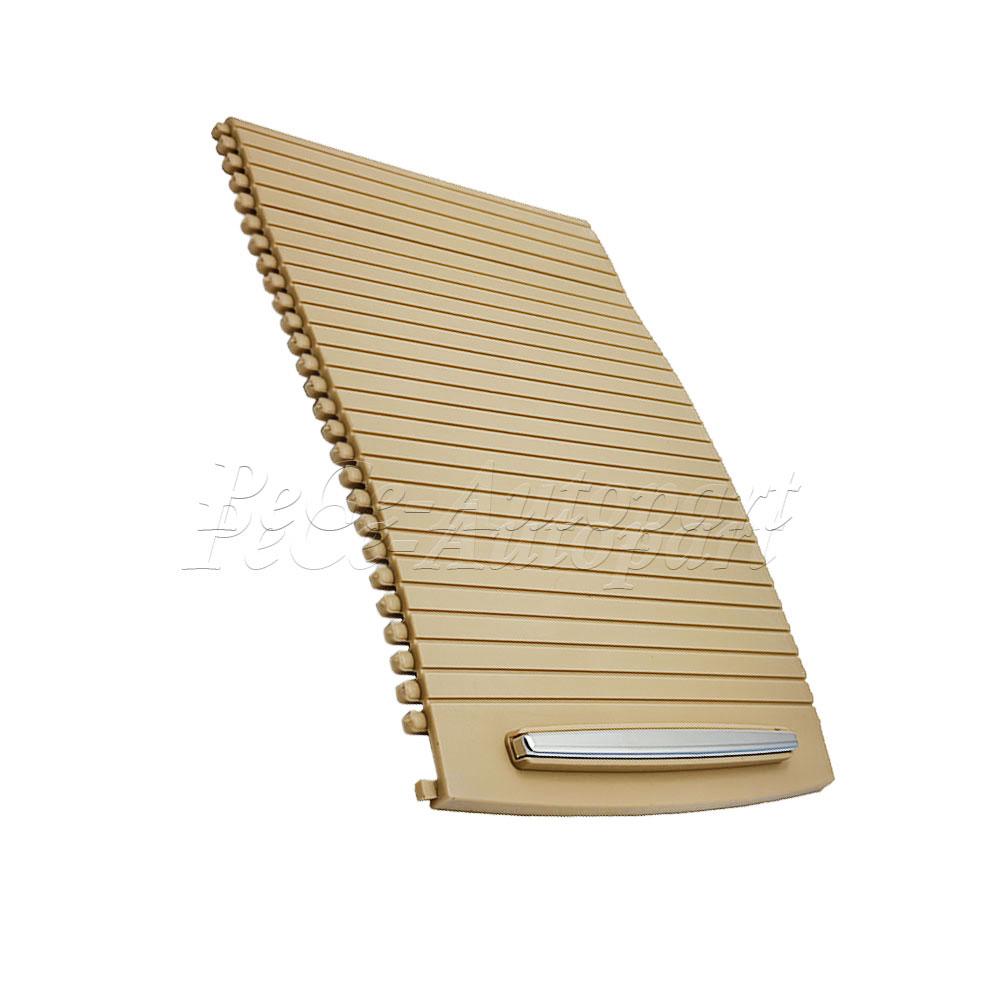 For BMW E92 E93 M3 2005 Rear Console Storage Tray Cover Trim Cover Slide Roller Blind Cover Water Cup Holder Curtain 51166963913