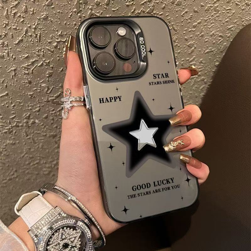 English Stars Suitable for Apple 16promax Mobile Phone Case Iphone15 Cool 14pro Europe and America 13 Trend 12