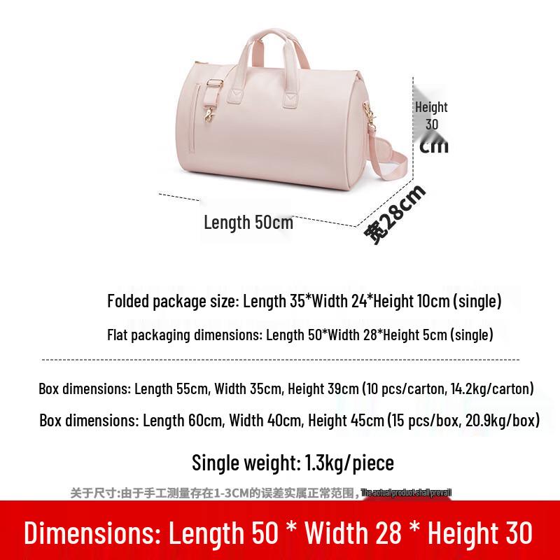 Zoyou Unisex Waterproof Lightweight Travel & Business Handbag