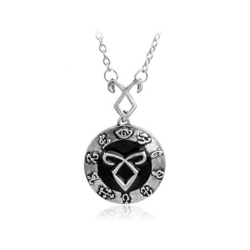 

Necklace Vintage Angelic Power Runes Pendant for Men and Women Jewelry Accessory