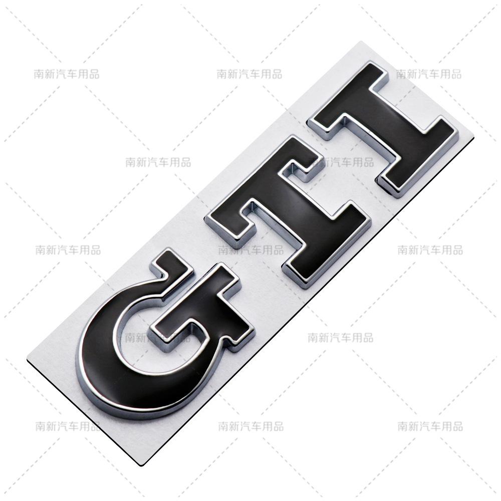 RUNTB1 3D Metal Car trunk Badge Stickers Emblem for VW golf GTI mk2 mk3 mk4 mk5 mk6 mk7 mk8 Polo Badge Accessories b10