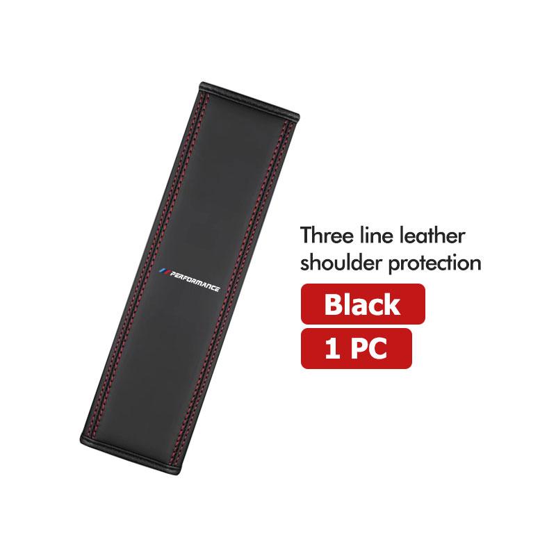 Car Leather Seat Belt Shoulder Cover Protection Padsor Accessory For BMW X1 X3 X4 X5 X7 G20 G38 F20 F39 F48 E46 E60 E36 E39 E90