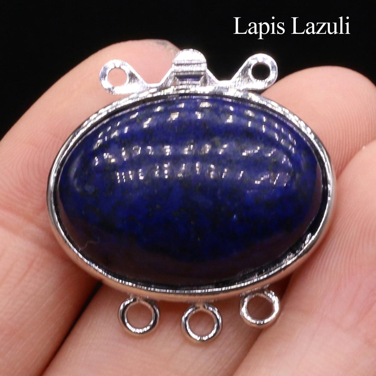 

1 шт., Богемный овальный кулон-шарм из натурального камня ручной работы, соединитель для самостоятельного изготовления ожерелья, браслета, ножного браслета, аксессуары, изготовление ювелирных изделий, уникальные рождественские подарки 1Pc/20×28mm