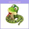 Snake Plush Toy With Pp Cotton Filling Soft Stuffed Animal For Kids Bedroom Decor