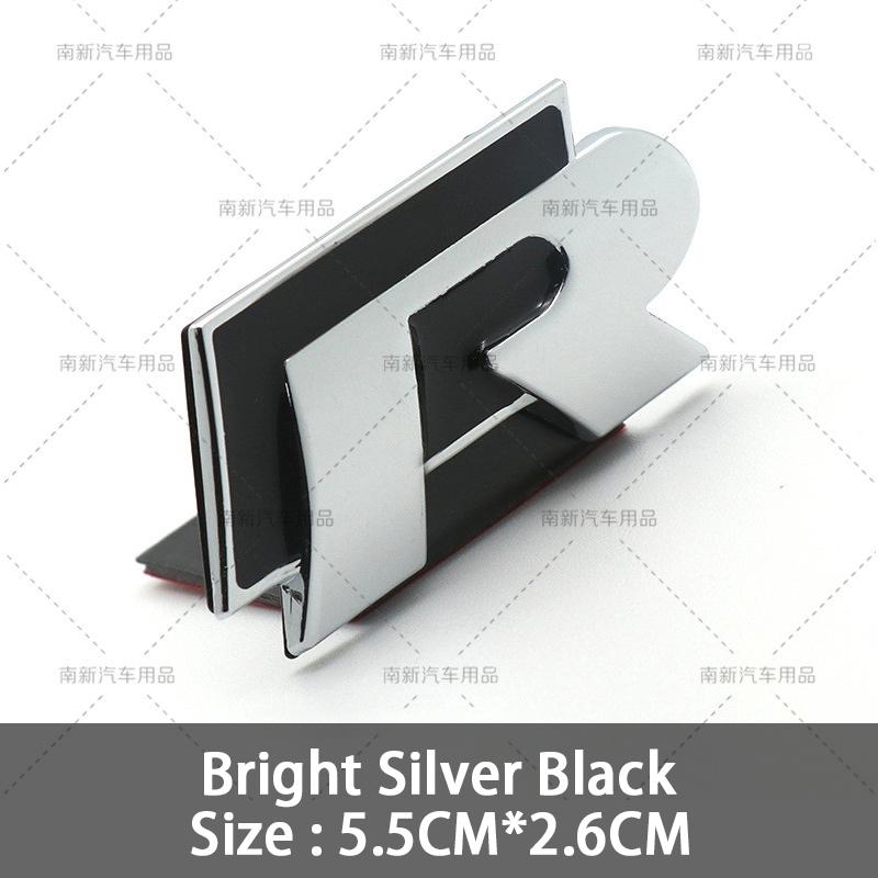 2026 Hot For VOLKSWAGEN VW 3D Metal R Grille Badge Rear Tail Trunk Emblem Decal Stickers For Volkswagen VW Polo Passat Golf Jett