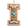Child Safe Acrylic Christmas Letter Ornament Gingerbreads Homes Decors For Car Homes Decoration Holiday Party Accessory