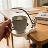 Tropffang-Untersetzer Angler Mann Teebeutelhalter Tragbarer Teebeutel-Infuser Aufhänger Für den Heimgebrauch