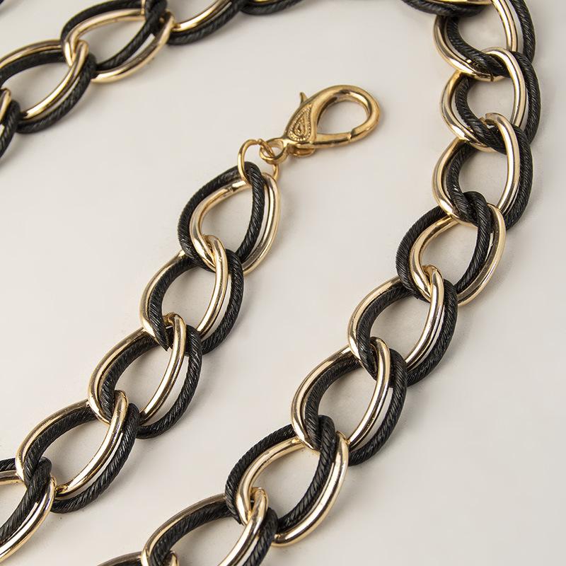 New Women's Double Chain Casual Versatile Waist Chain Metal Fashion Young Street Women's Waist Chain