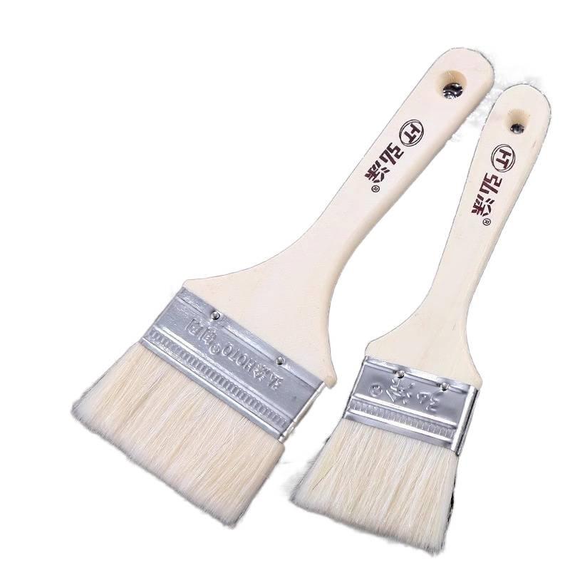 Traceless Soft Lamb Wool and Bristle Brush for Baking, Paint Coating, and Barbecue