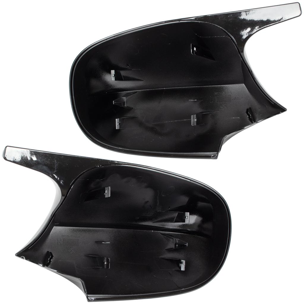 BMW 1 E81 E82 E87 E88 10-15 mirror cover BLACK GLOSSY left + right 2 pcs. SET