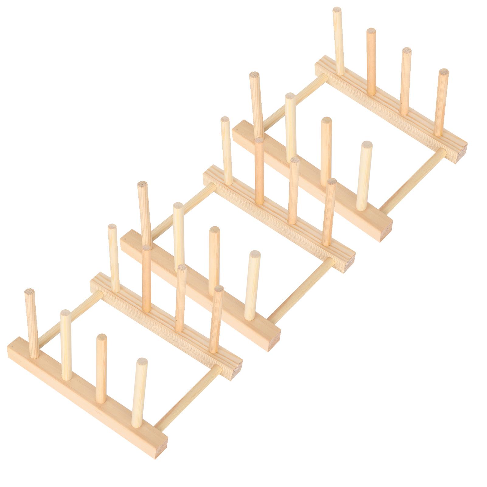 

3 шт. Рождественская кухонная утварь Миска Сушилка для посуды Деревянная полка Украшение для дома