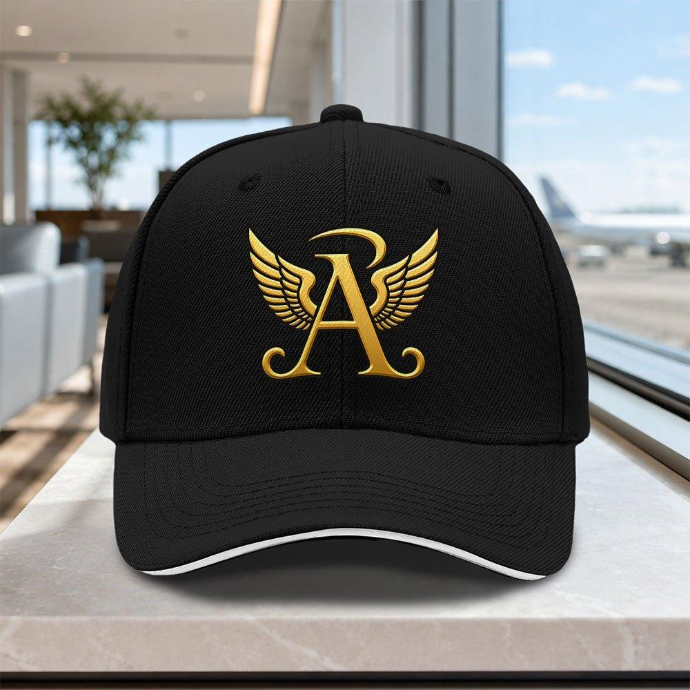 Golden Flying Wings Aline Adjustable Baseball Cap Lightweight Printed Unisex Hat For Outdoor Weddings Parties