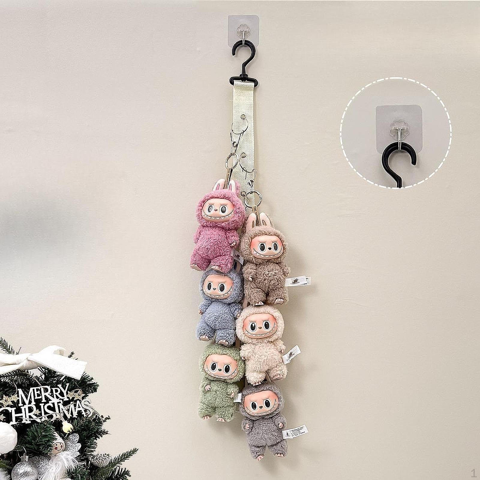 

Органайзер для кукол с клипсами и подвесным держателем для мягких игрушек на стене офиса