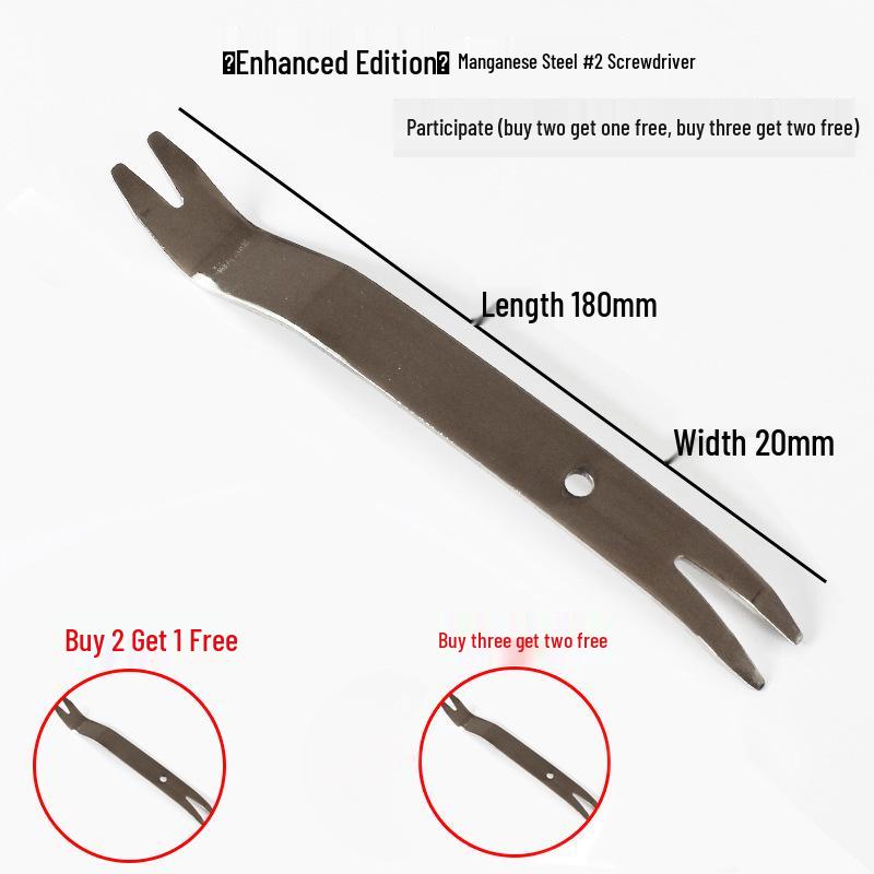 Nerezová sada páčidel a nástrojů pro demontáž čalounění interiéru automobilu