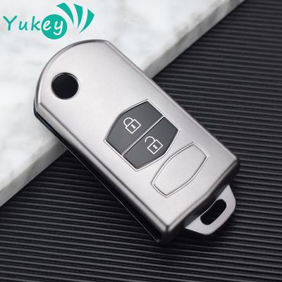 Für Mazda Demio 2 3 5 6 M3 M5 M6 CX-5 CX7 CX9 RX8 MX5 MPV 2 Tasten Autoschlüsseletui Abdeckung Keyless Remote Fob Shell Skin Protector
