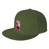 Fashion Christmas Baubles Flat Brim Sun Hat  Suitable For Long Faces Caps