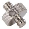 14in Male To 14in Male Threaded Tripod Screw Adapters Double Sided Standard Mounting Thread