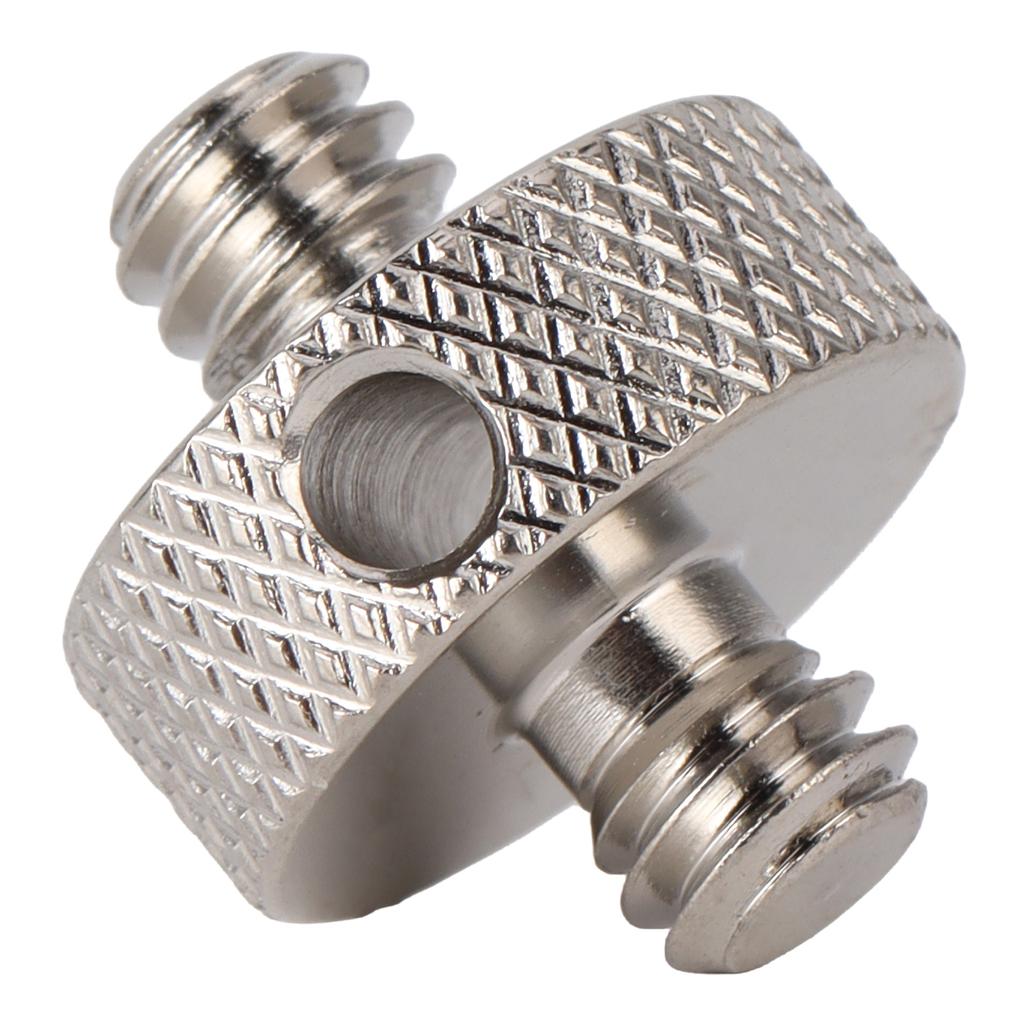 14in Male To 14in Male Threaded Tripod Screw Adapters Double Sided Standard Mounting Thread