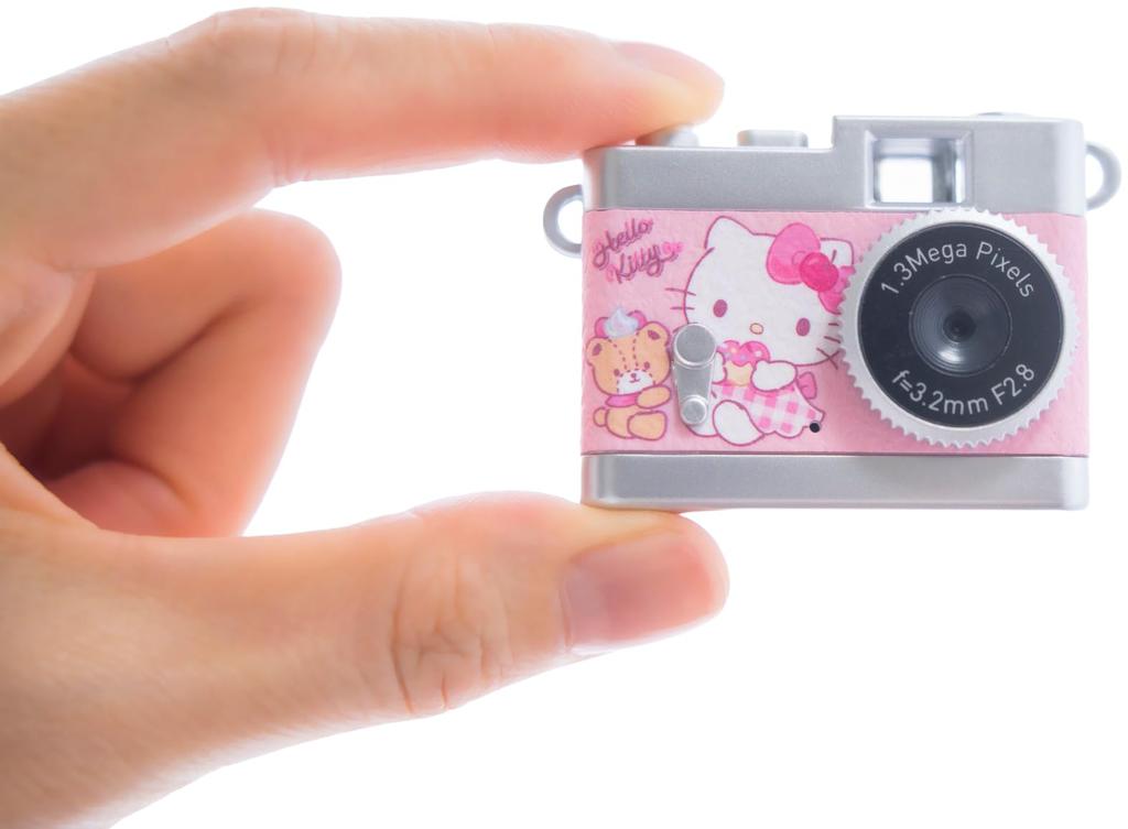 Kenko Digital Toy Camera, Sanrio Characters Sweets Hello Kitty, 1.31 Megapixels, Photo and Video Recording, MicroSD Card Slot, 481035