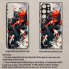Koi Pattern 2D Phone Case for Samsung S26 S25 S24 S23 S22 S21 S20 A56 A36 A16 - Glass Protective Cover