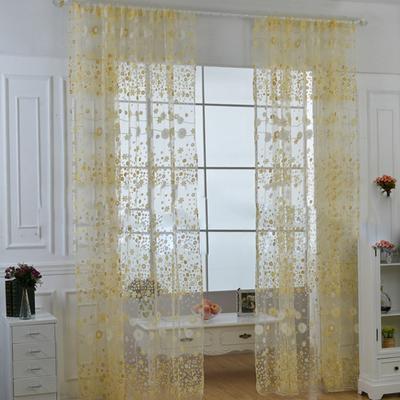 Transparenter Vorhang Innovativ Elegant Durchscheinend Floral Voile Vorhänge für Wohnzimmer Arbeitszimmer Schlafzimmer