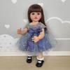 Silicone Reborn Baby Doll 55cm With Realistic Features For Collectors And Kids